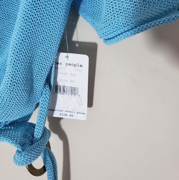 Free People Oh Hello Tie Waist Cardigan - Picture 6 of 9